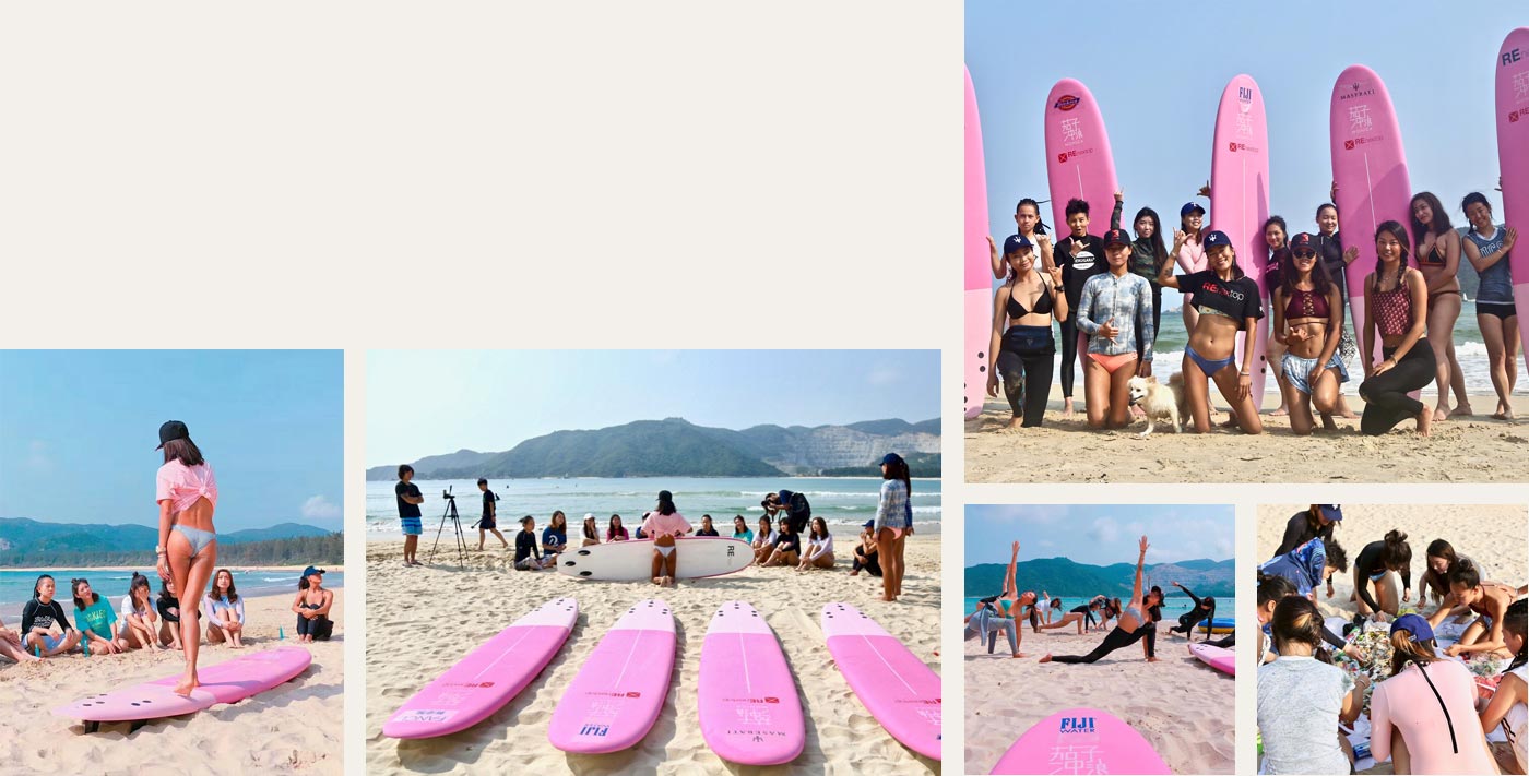 MONICA GIRLS SURFING CAMP