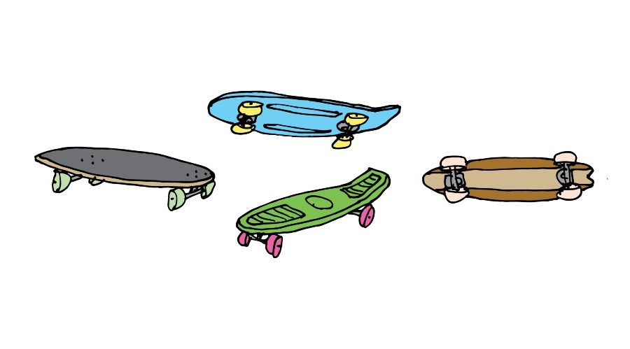 skateboard types