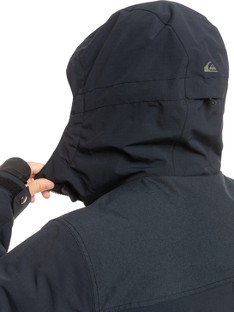 adjustable hood snow jacket