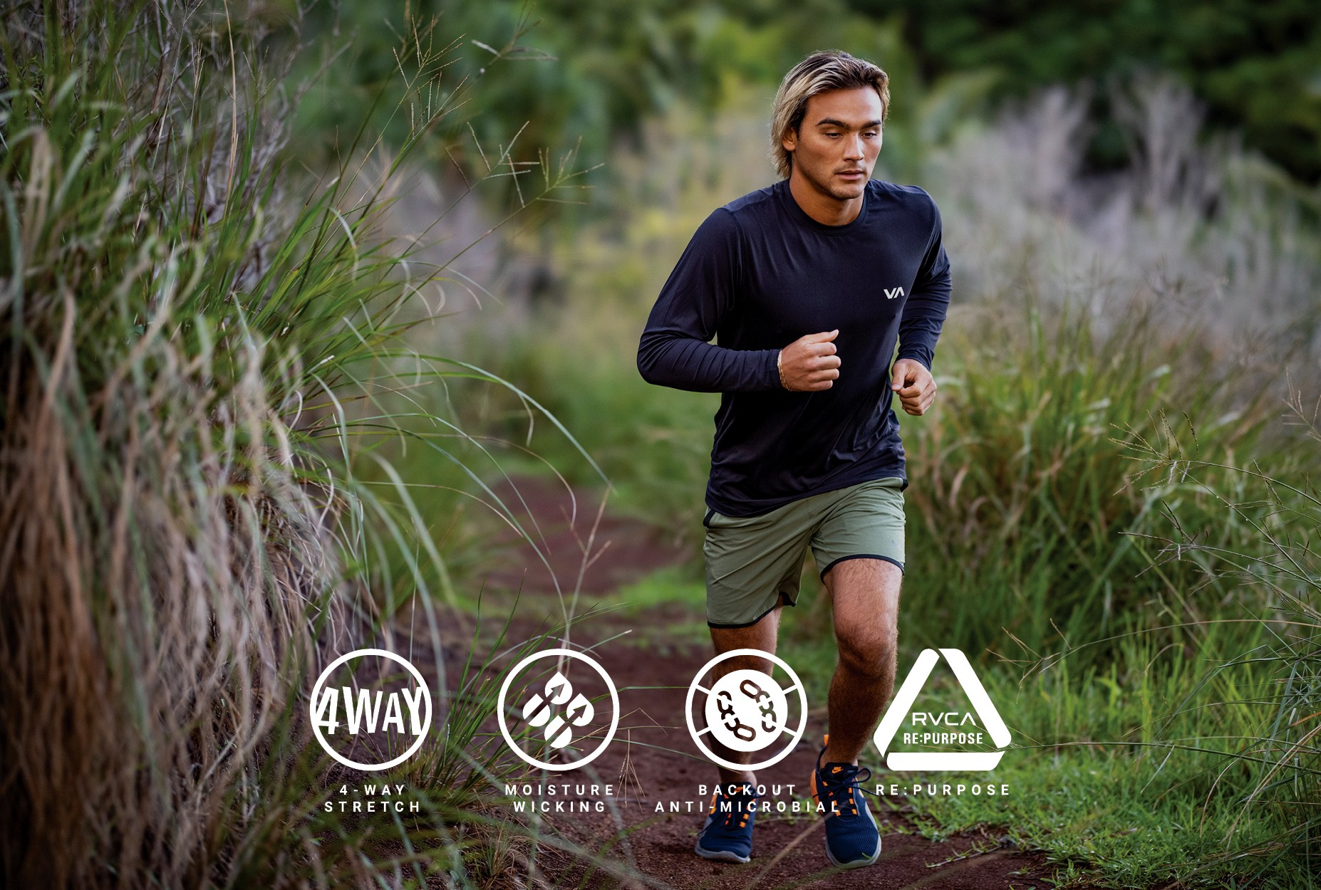 rvca stretch yogger