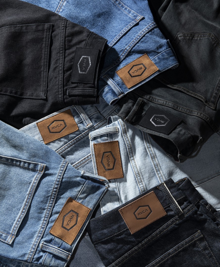 Pantaloncini Uomo RVCA: Vita Elastica, Lavaggio Enzimatico, Cucitura Esterna 43 Cm, Tasche Laterali - 3