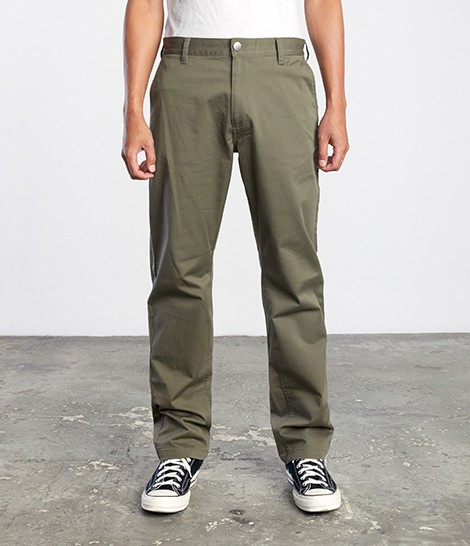 RVCA Week-End Chino Slim-Straight Fit Midnight Pants MSRP $50 