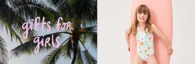 Roxy Girls 6-16 Serenity Stripe Bralette Two-Piece Bikini Set