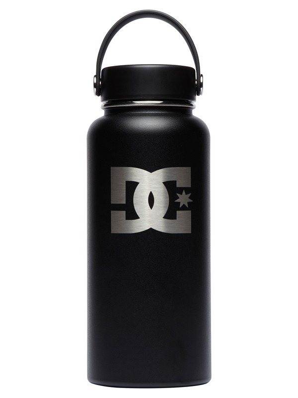 99, 32 oz Wide Mouth Hydroflask® Bottle, BLACK (blk) 0 32 oz Wide Mouth Hydroflask® Bottle Black CW32TS001 DC Shoes