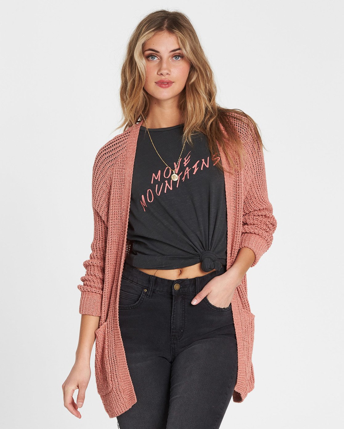 Cardigan Billabong JV07PBLA Laid Back Sweater 0 Red vzUBwZq