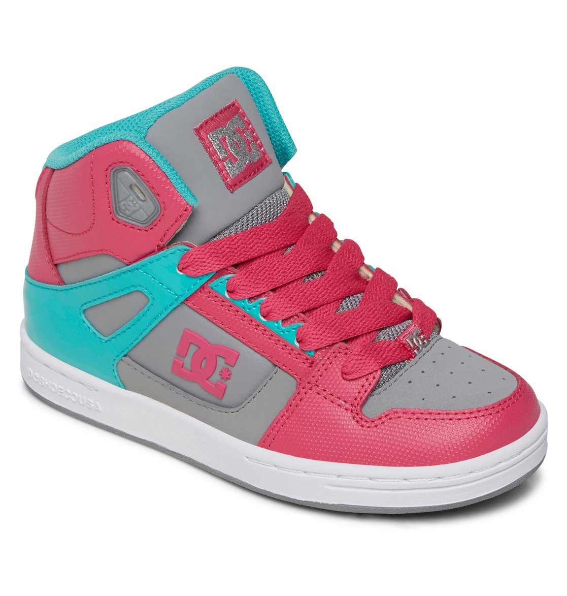 Kid's 8-16 Rebound High-Top Shoes 887767852482 | DC Shoes