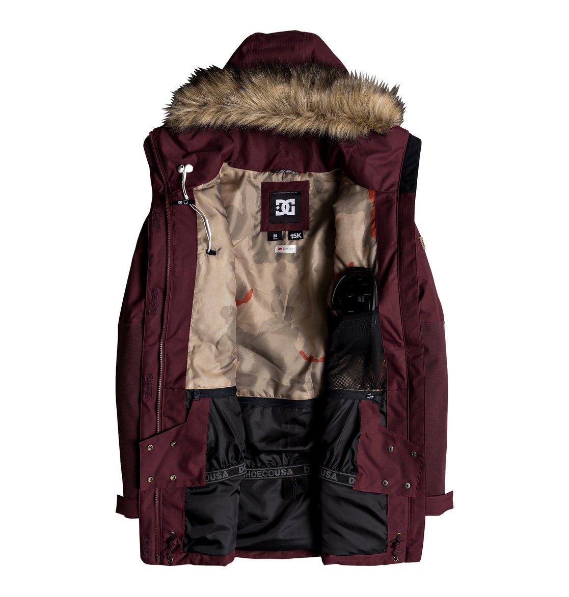 Panoramic Mujer Nieve Dc Chaqueta Shoes Para Parka Edjtj03032 vwvn6aFq
