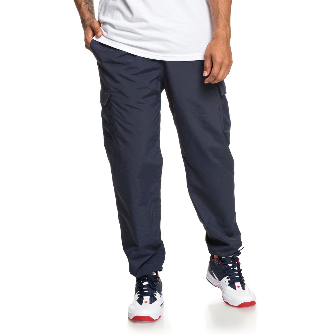 Homme léger DC Bleu en Pantalon Conbren pour 0 EDYNP03149 Shoes nylon wq6HY4xwOI