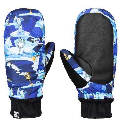 dcshoes, Сноубордические варежки Flag, ADVENTURE TIME (bnk6) Flag - Snow Mittens EDBHN03004