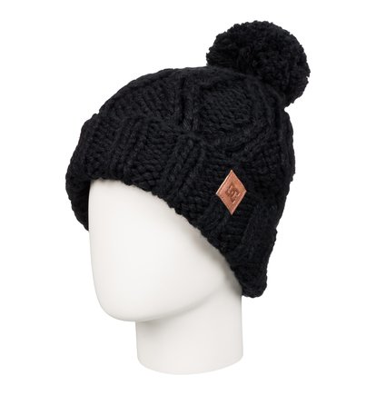 dcshoes, Шапка женская с помпоном Tayce, BLACK (kvj0) Tayce - Bobble Hat EDJHA03013