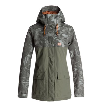 dcshoes, Сноубордическая куртка Cruiser, BRITISH CAMO GREEN WOMEN (gqm7) Cruiser - Snow Jacket EDJTJ03028