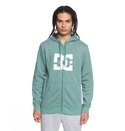 dcshoes, Толстовка на молнии Star, DEEP SEA/ SNOW WHITE (xggw) Star - Zip-Up Hoodie EDYSF03108