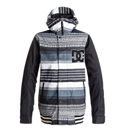 dcshoes, Сноубордическая куртка DCLA, PONCHO STRIPE GS (kvj3) DCLA - Snow Jacket for Men EDYTJ03048