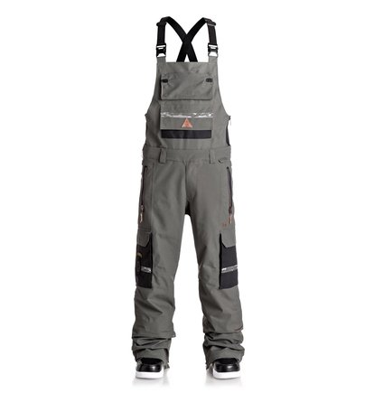 dcshoes, Сноубордические штаны Platoon SPT, DARK SHADOW (krp0) Platoon SPT - Bib Snow Pants EDYTP03020