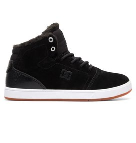 dcshoes, Crisis WNT - Scarpe invernali medie, BLACK/WHITE/GUM (bw6) Crisis WNT - Winterized Mid-Top Shoes for Boys ADBS100215