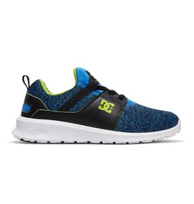 dcshoes, Heathrow TX SE - Elastic-Laced Shoes for Boys, BLUE/BLACK/WHITE (xbkw) Heathrow TX SE - Elastic-Laced Shoes for Boys ADBS700066