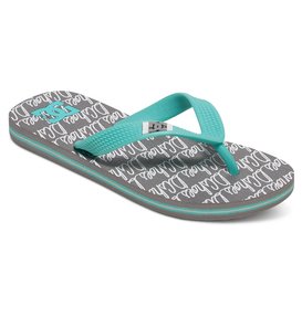 dcshoes, Spray Graffik - Tongs, GREY/WHITE (grw) Spray Graffik - Flip-Flops ADGL100006