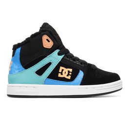 dcshoes, Pure WNT - Scarponi invernali alti, BLACK/MULTI/WHITE (kmw) Pure WNT - Winterized High-Top Boots for Girls ADGS100082