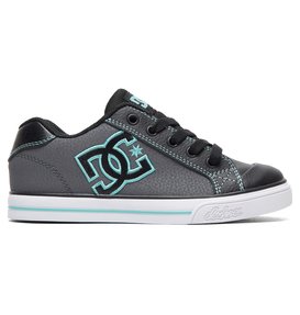 dcshoes, Girl's Chelsea Shoes, BLACK/AQUA (ba2) Chelsea - Shoes ADGS300080