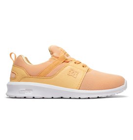 dcshoes, Heathrow - Baskets à lacets élastiques pour Fille, PEACHES (phs) Heathrow - Elastic-Laced Shoes for Girls ADGS700020