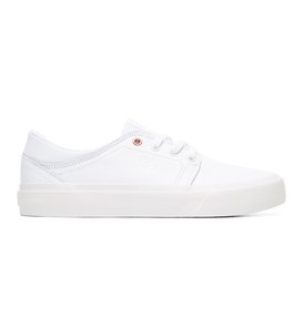 dcshoes, Women's Trase LE Leather Shoes, WHITE/WHITE (ww0) Trase LE - Leather Shoes ADJS300145
