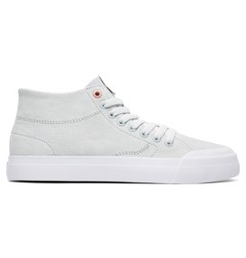 dcshoes, Women's Evan Hi Zero High-Top Leather Shoes, GREY/GREY/GREY (xsss) Evan Hi Zero - High-Top Leather Shoes ADJS300225