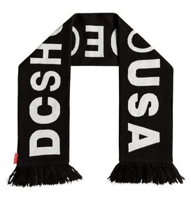 dcshoes, Skate - Bufanda de fútbol tricotada, BLACK (kvj0) Skate - Knitted Football Scarf ADYAA03073