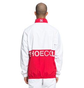 dcshoes, Skate - Wasserabweisende Trainingsjacke mit Reißverschluss für Männer, WHITE (wbb0) Skate - Water-Resistant Zip-Up Tracksuit Top for Men ADYJK03051