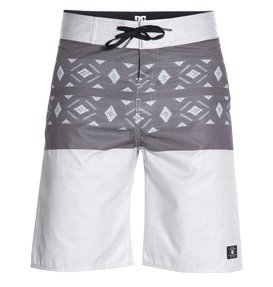 dcshoes, Boardshort Masculino Estampado DC Shoes, HEATHER GRAY C/ BLACK* (htr) DC BOARDSHORTS CAMMON BR60012447