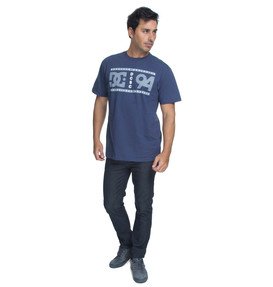 dcshoes, Camiseta Masculina Manga Curta Estampa Frontal DC Shoes, WASHED INDIGO* (was) DC CAM BAS ALLEY OOP BR61114201