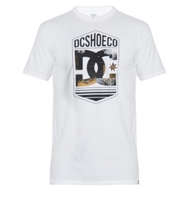 dcshoes, Camiseta Masculina Manga Curta Estampa Frontal DC Shoes, SNOW WHITE* (sno) DC CAM BAS KENTFIELD BR61114214