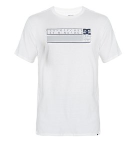 dcshoes, Camiseta Masculina Manga Curta Estampa Frontal DC Shoes, SNOW WHITE (sno) DC CAM BAS ICON LINE BR61114216