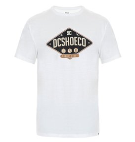 dcshoes, Camiseta Masculina Manga Curta Estampa Frontal DC Shoes, SNOW WHITE* (sno) DC CAM BAS CRAFTED BR61114238