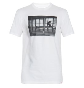 dcshoes, Camiseta Masculina Manga Curta Estampa Frontal DC Shoes, SNOW WHITE* (sno) DC CAM BAS TIAGO DE FIFTY TALL FIT BR61114246