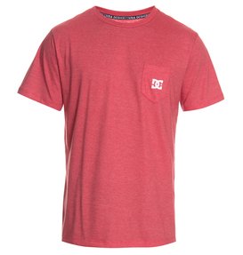 dcshoes, Camiseta Masculina Manga Curta Estampa Frontal DC Shoes, RED* (red) DC CAM ESP POCKET HEATHER BR61142698