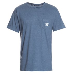 dcshoes, Camiseta Masculina Manga Curta Estampa Frontal DC Shoes, WATERSTRIPES (was) DC CAM ESP POCKET HEATHER BR61142698