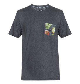 dcshoes, Camiseta Masculina Manga Curta Estampada com Bolso DC Shoes, DARK GRAY* (dar) DC CAM ESP POCKET PRINT BR61142702