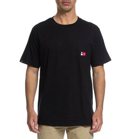 dcshoes, DC CAM ESPECIAL M/C POCKET CORE FLAG, BLACK (blk) DC CAM ESPECIAL M/C POCKET CORE FLAG BR61142834