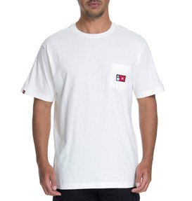 dcshoes, DC CAM ESPECIAL M/C POCKET CORE FLAG, SNOW WHITE* (snw) DC CAM ESPECIAL M/C POCKET CORE FLAG BR61142834