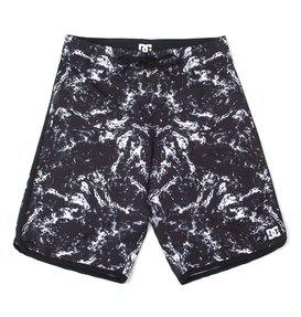dcshoes, Boardshort Juvenil Estampado DC Shoes, BLACK* (blk) DC BOARDSHORTS JUV BURLISNON BR67011382