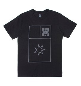 dcshoes, Camiseta Juvenil Estampa Frontal DC Shoes, BLACK* (blk) DC CAM BAS JUV FLAG BR68112023