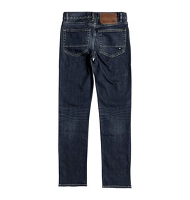 dcshoes, Worker Medium Stone - Vaquero de Corte Ajustado para Chicos 8-16, MEDIUM STONE (bntw) Worker Medium Stone - Slim Fit Jeans for Boys 8-16 EDBDP03047