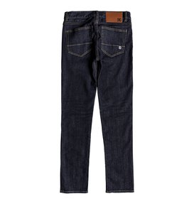 dcshoes, Worker Indigo Rinse - Slim Fit Jeans for Boys 8-16, INDIGO RINSE (btkw) Worker Indigo Rinse - Slim Fit Jeans for Boys 8-16 EDBDP03049