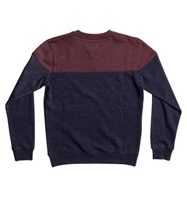 dcshoes, Rebel Block - Sweat pour Garçon 8-16 ans, DARK INDIGO (byj0) Rebel Block - Sweatshirt for Boys 8-16 EDBFT03116