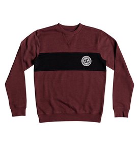 dcshoes, Rebel Block - Sweatshirt für Jungen 8-16, CABERNET (rzf0) Rebel Block - Sweatshirt for Boys 8-16 EDBFT03135