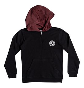 dcshoes, Rebel - Kapuzenpulli mit Halbreißverschluss für Jungen 8-16, BLACK (kvj0) Rebel - Half-Zip Hoodie for Boys 8-16 EDBFT03136