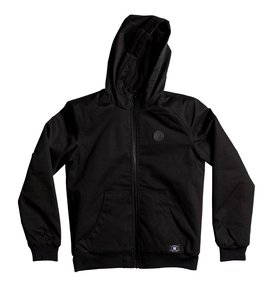 dcshoes, Ellis - Chaqueta resistente al agua con capucha para Chicos 8-16, BLACK (kvj0) Ellis - Hooded Water-Resistant Jacket for Boys 8-16 EDBJK03022