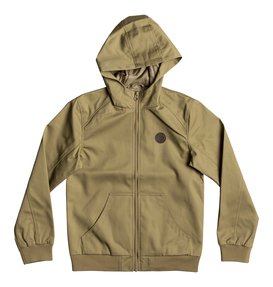 dcshoes, Ellis Light 3 - Chaqueta Resistente al Agua con Capucha, KHAKI (clm0) Ellis Light 3 - Water-Resistant Hooded Jacket EDBJK03028