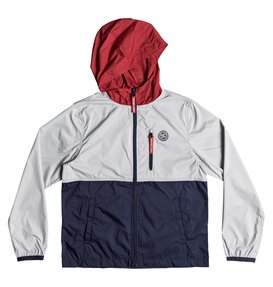 dcshoes, Dagup Triple Block - Wasserabweisender Windbreaker für Jungen 8-16, GLACIER GRAY (sey0) Dagup Triple Block - Water-Resistant Windbreaker for Boys 8-16 EDBJK03037