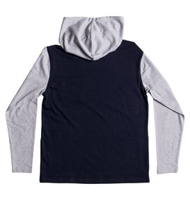 dcshoes, Rellin - Tee-shirt à capuche à manches longues, DARK INDIGO (byj0) Rellin - Long Sleeve Hooded T-Shirt EDBKT03082